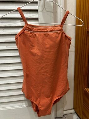 Girl’s Rust Orange Strappy Ballet Leotard Bloch